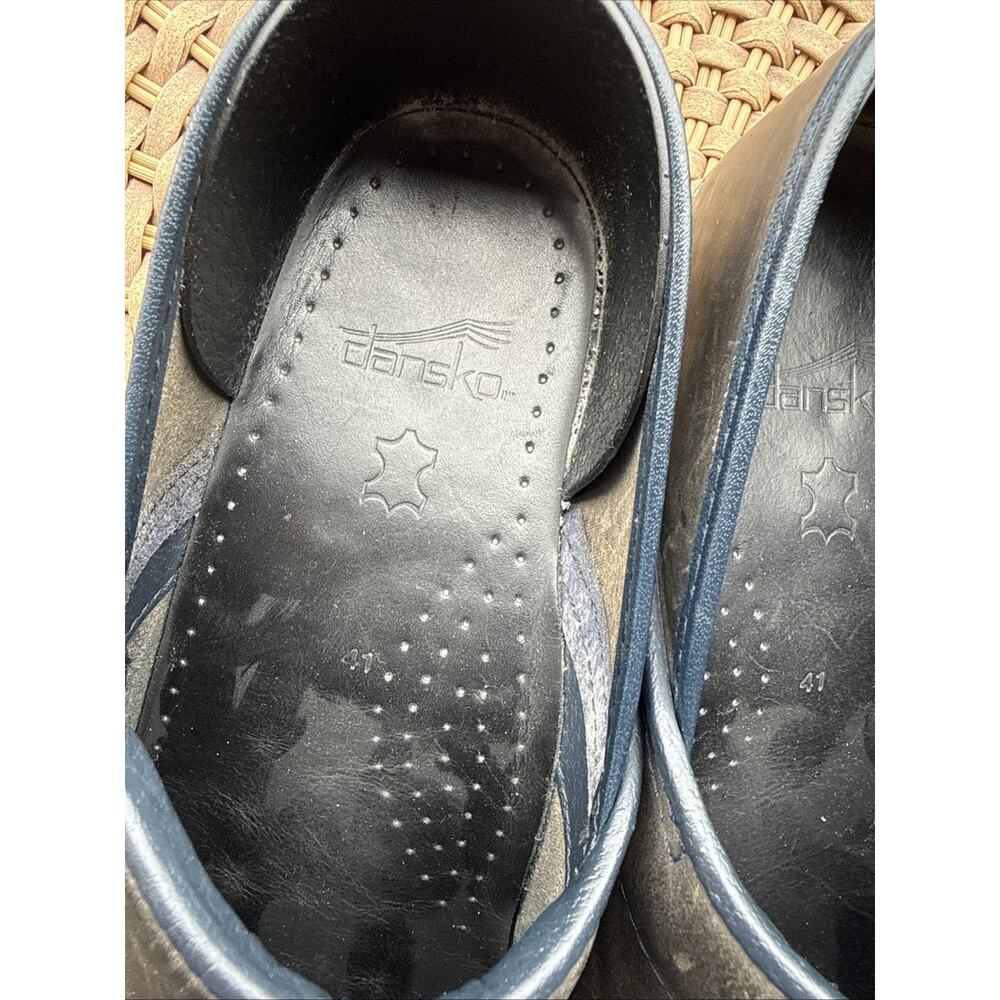 Dansko Black Leather Mules - Picture 7 of 14